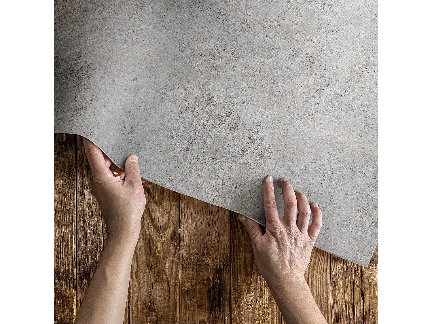 Tapis vinyle pour l'extérieur, Moquette d'extérieur Pierre brute - 140x210 cm