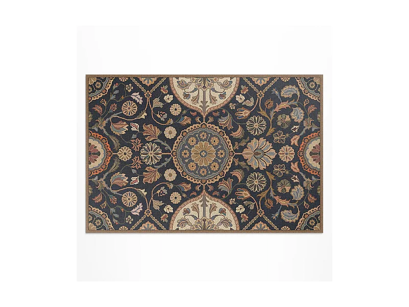 Vinylteppich für den Außenbereich, Außenteppich Blumen und Ornamente - 120x180 cm