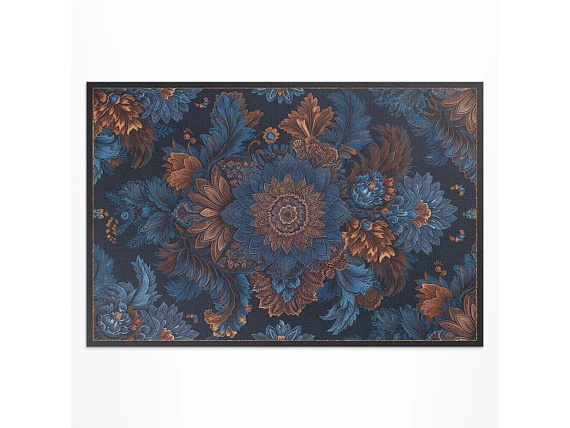 Tapis vinyle pour l'extérieur, Moquette d'extérieur Composition florale - 60x90 cm