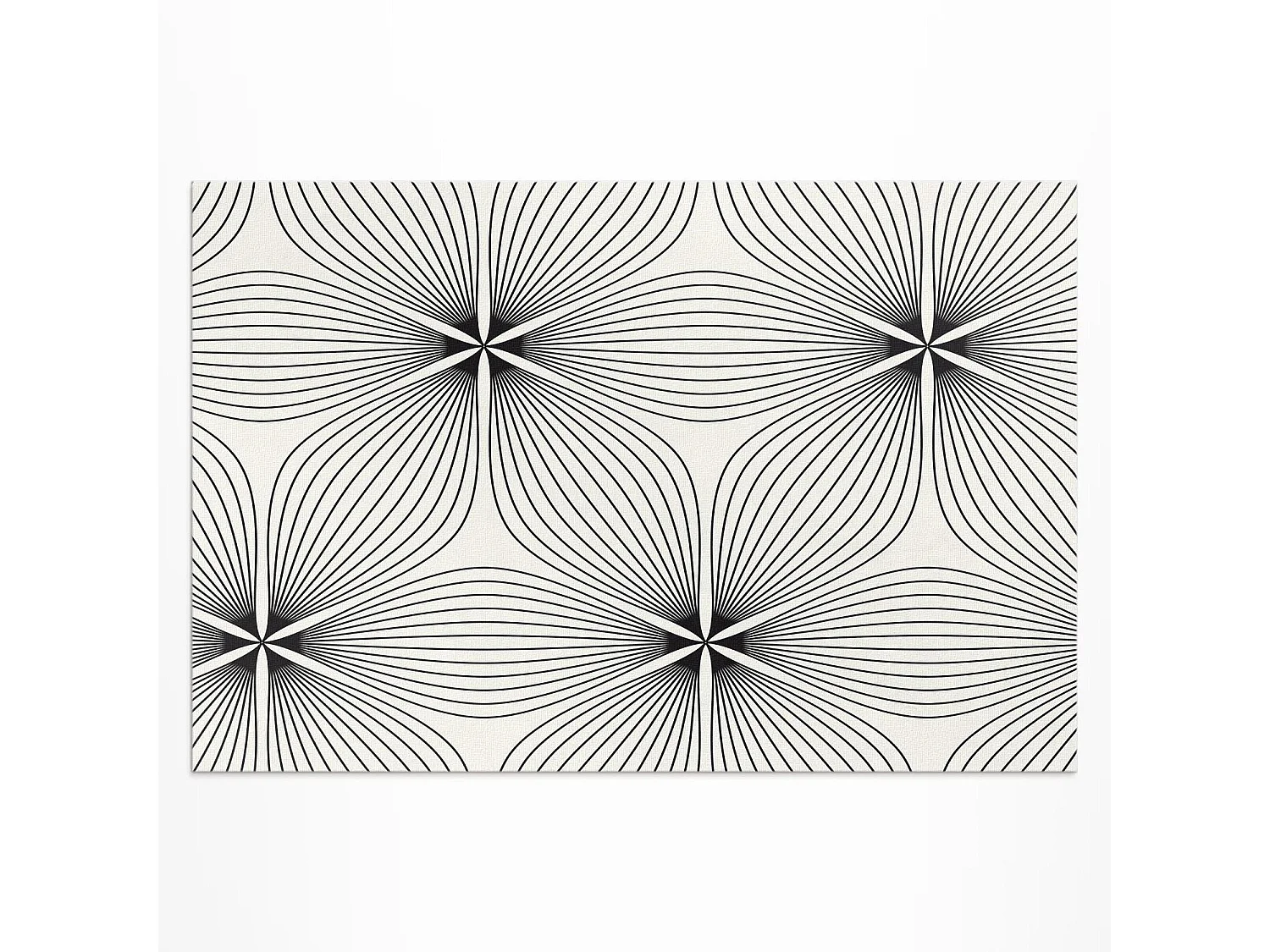 Vinylteppich für den Außenbereich, Außenteppich Elegante Blumen - 100x150 cm