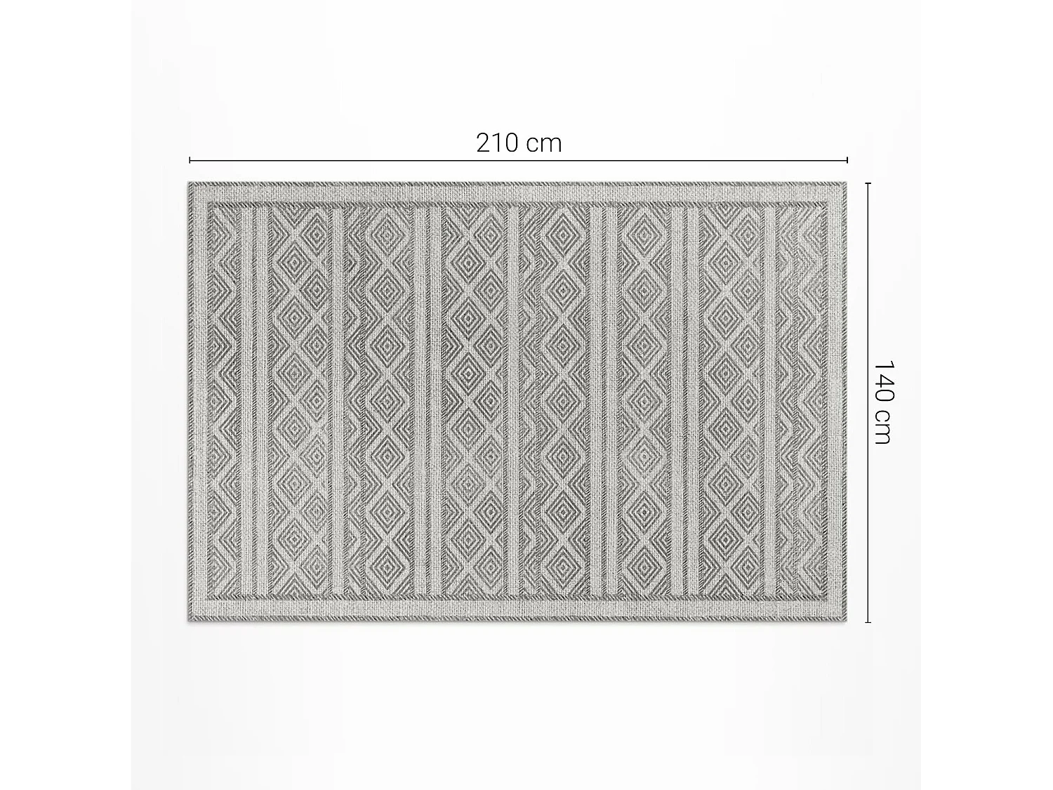 Tapis vinyle pour l'extérieur, Moquette d'extérieur Motifs décoratifs - 140x210 cm