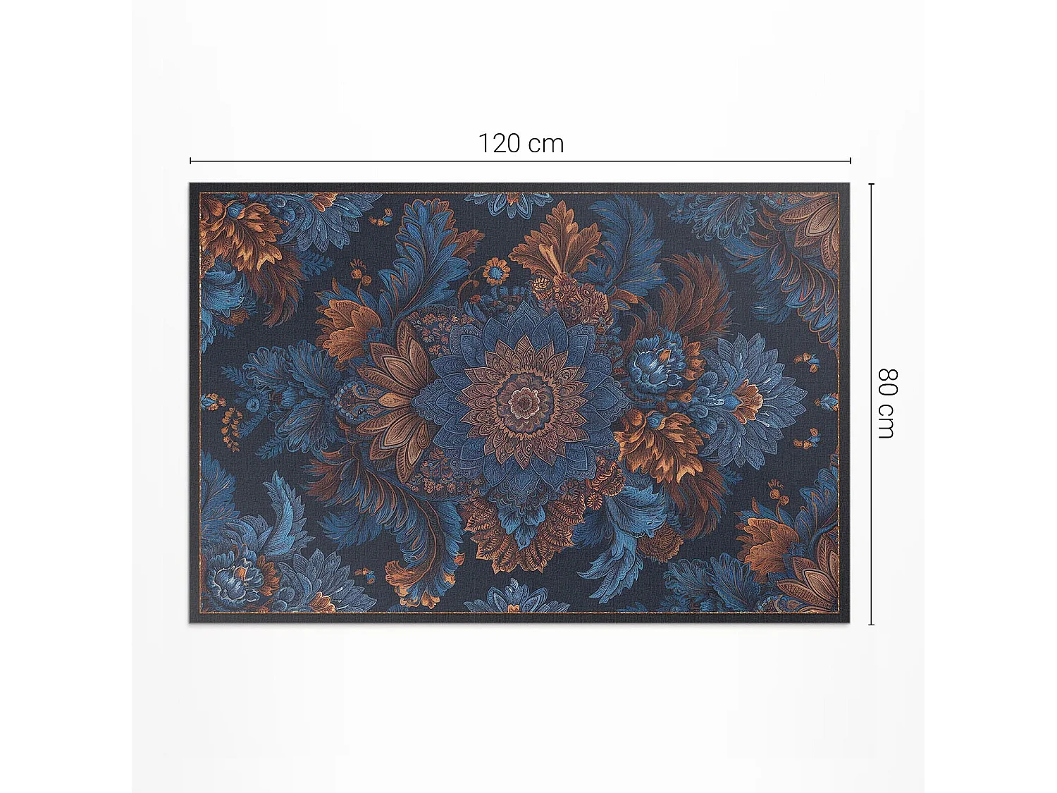 Vinylteppich für den Außenbereich, Außenteppich Blumenkomposition - 80x120 cm