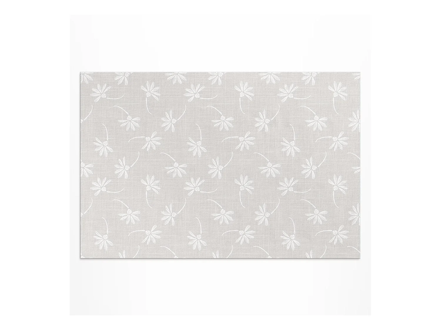 Tapis vinyle pour l'extérieur, Moquette d'extérieur Fleurs délicates - 100x150 cm