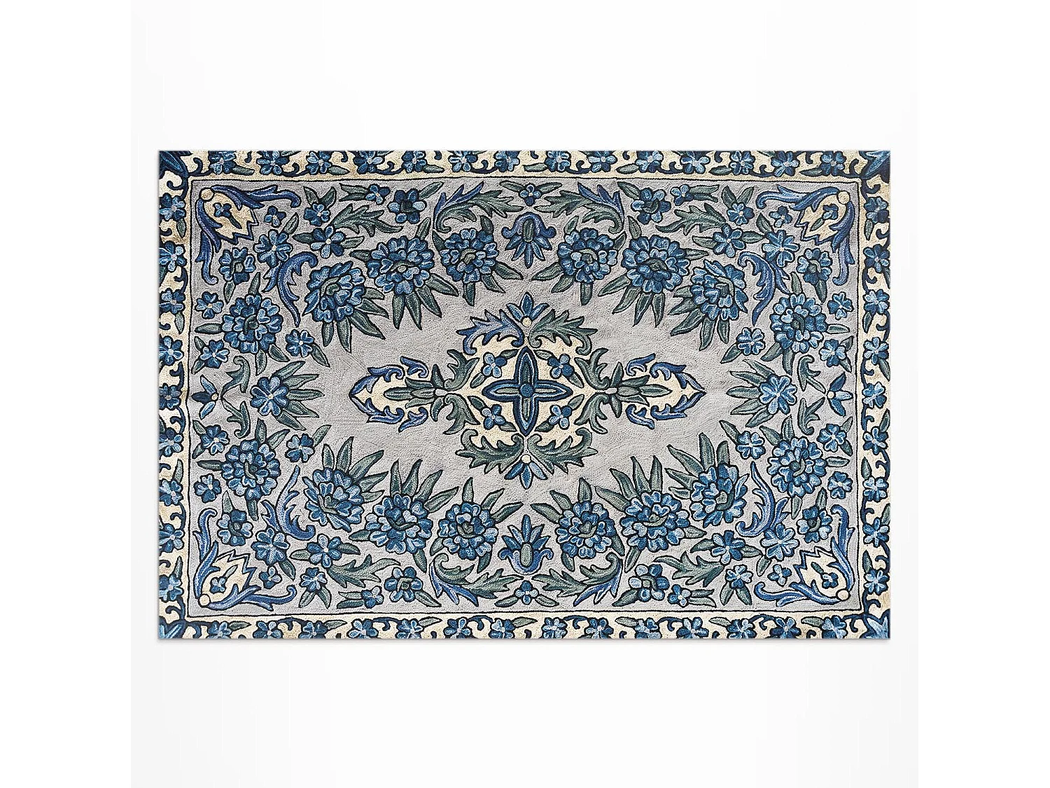 Tapis vinyle pour l'extérieur, Moquette d'extérieur Népal brodé - 120x180 cm