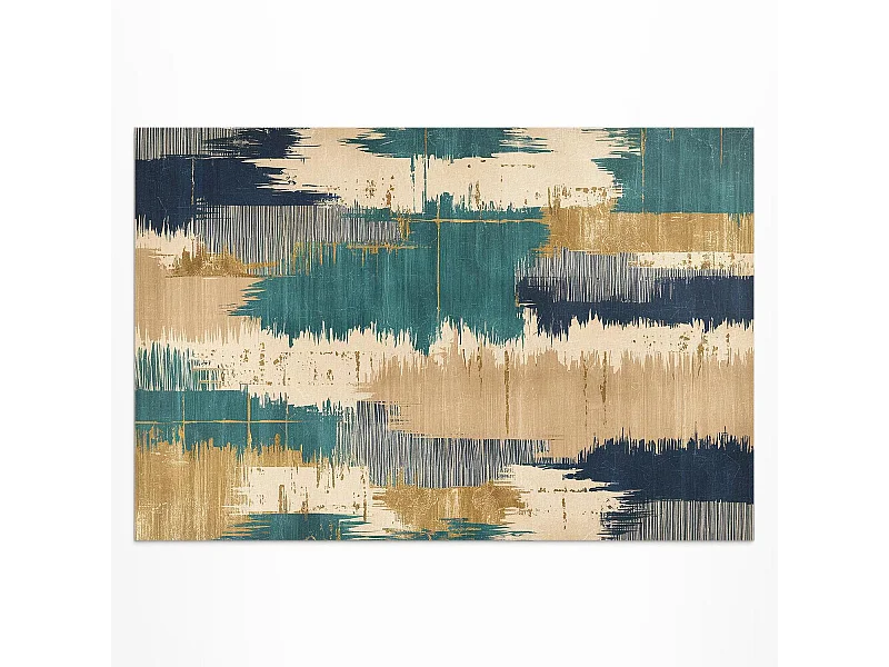 Vinylteppich für den Außenbereich, Außenteppich Abstrakte Flecken - 150x225 cm