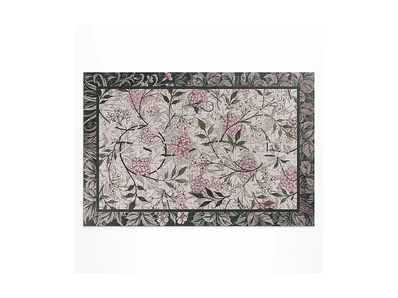 Vinylteppich für den Außenbereich, Außenteppich Jasmin-Skizze - 120x180 cm