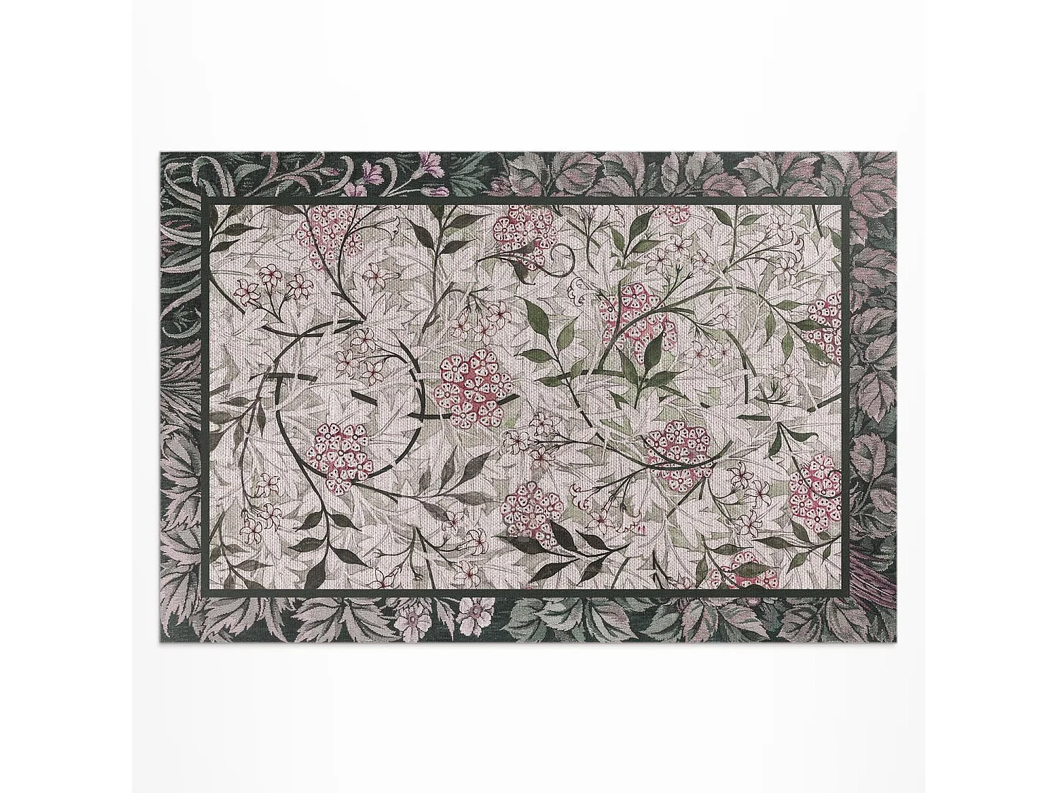 Tapis vinyle pour l'extérieur, Moquette d'extérieur Croquis de jasmin - 120x180 cm