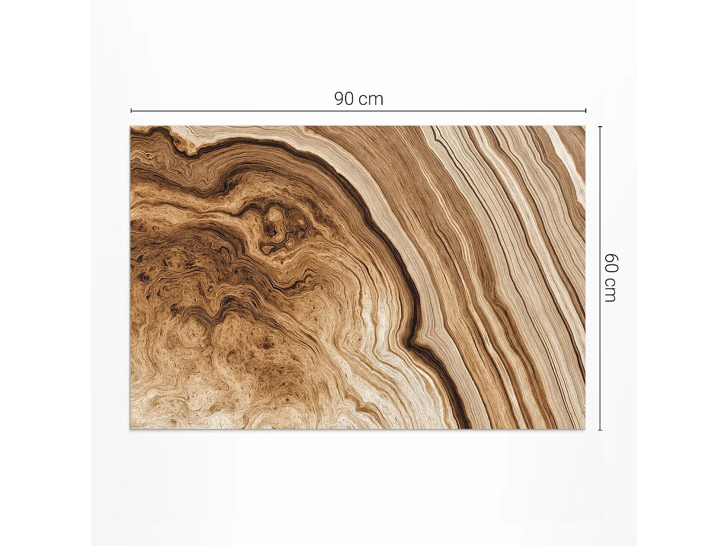 Tapis vinyle pour l'extérieur, Moquette d'extérieur Formes en pierre - 60x90 cm