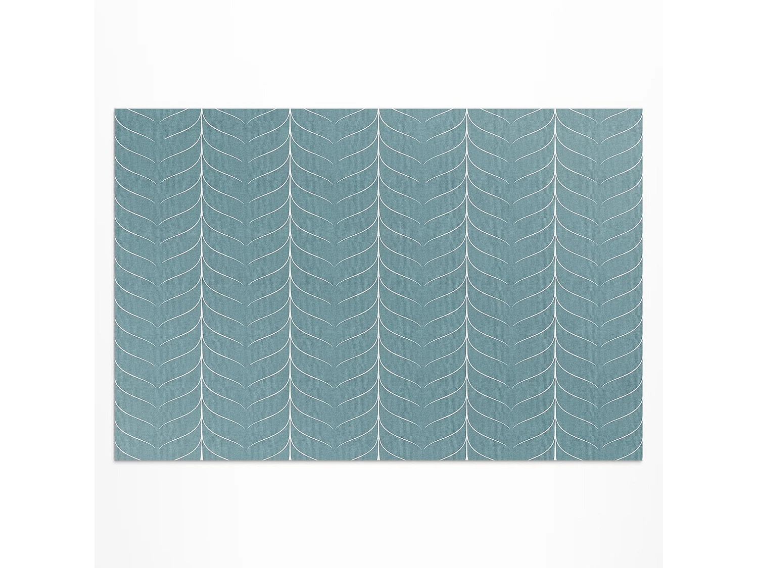 Vinylteppich für den Außenbereich, Außenteppich Fischgrätenmuster - 60x90 cm