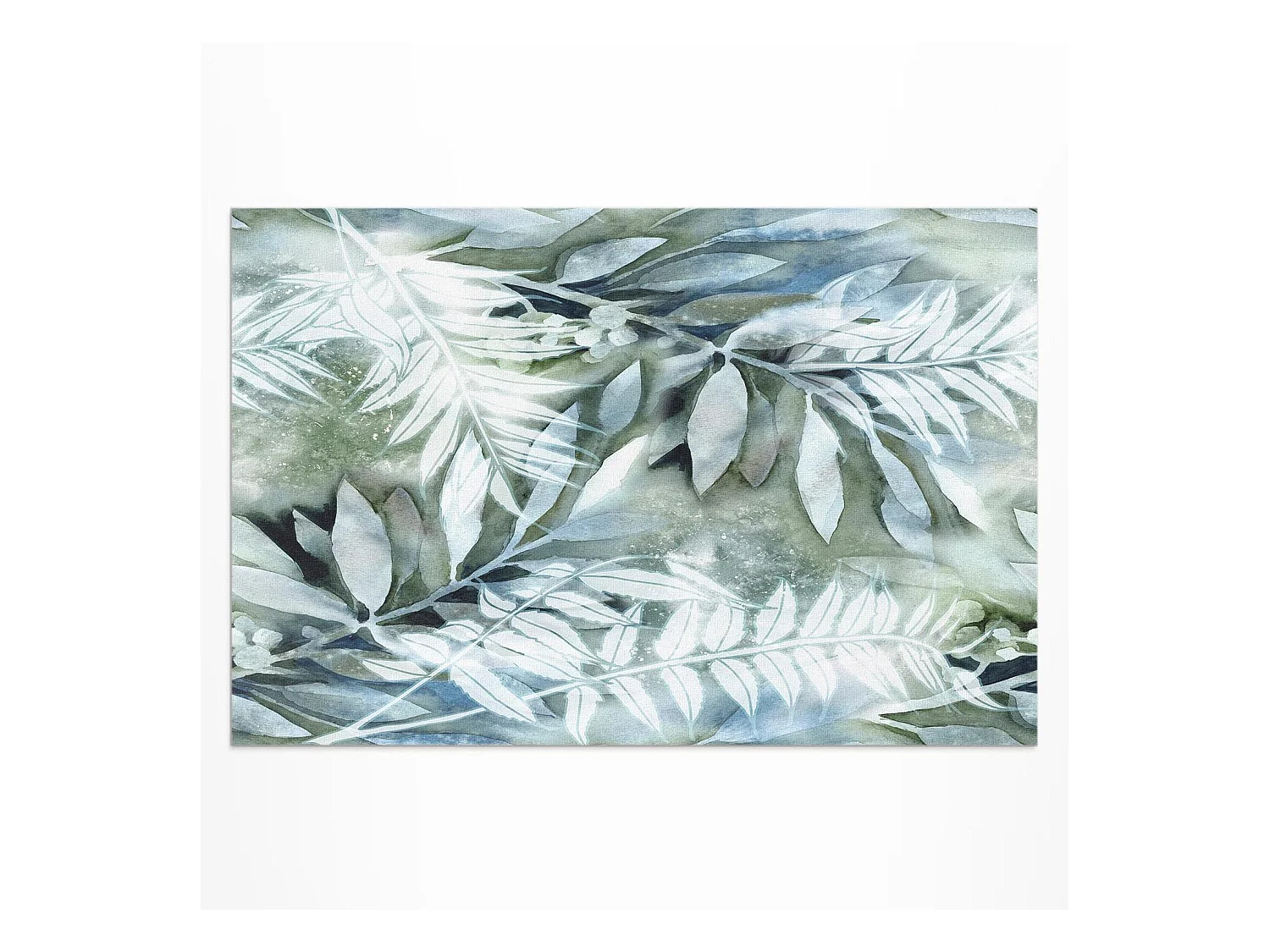 Tapis vinyle pour l'extérieur, Moquette d'extérieur Brindilles aquarelles - 100x150 cm