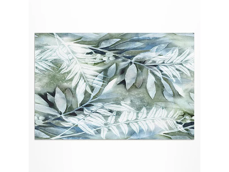 Vinylteppich für den Außenbereich, Außenteppich Aquarell-Zweige - 100x150 cm