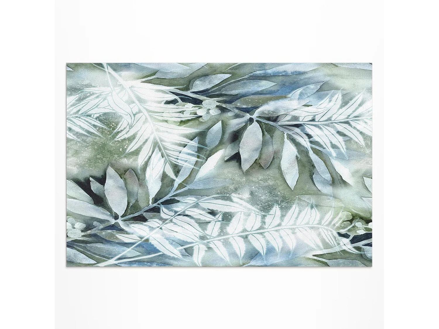 Tapis vinyle pour l'extérieur, Moquette d'extérieur Brindilles aquarelles - 80x120 cm