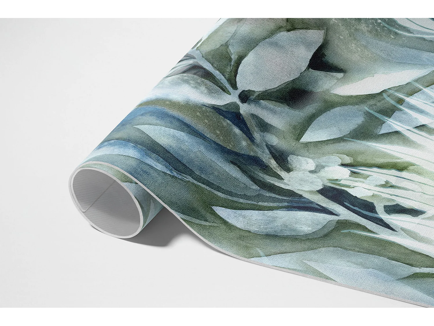 Tapis vinyle pour l'extérieur, Moquette d'extérieur Brindilles aquarelles - 150x225 cm