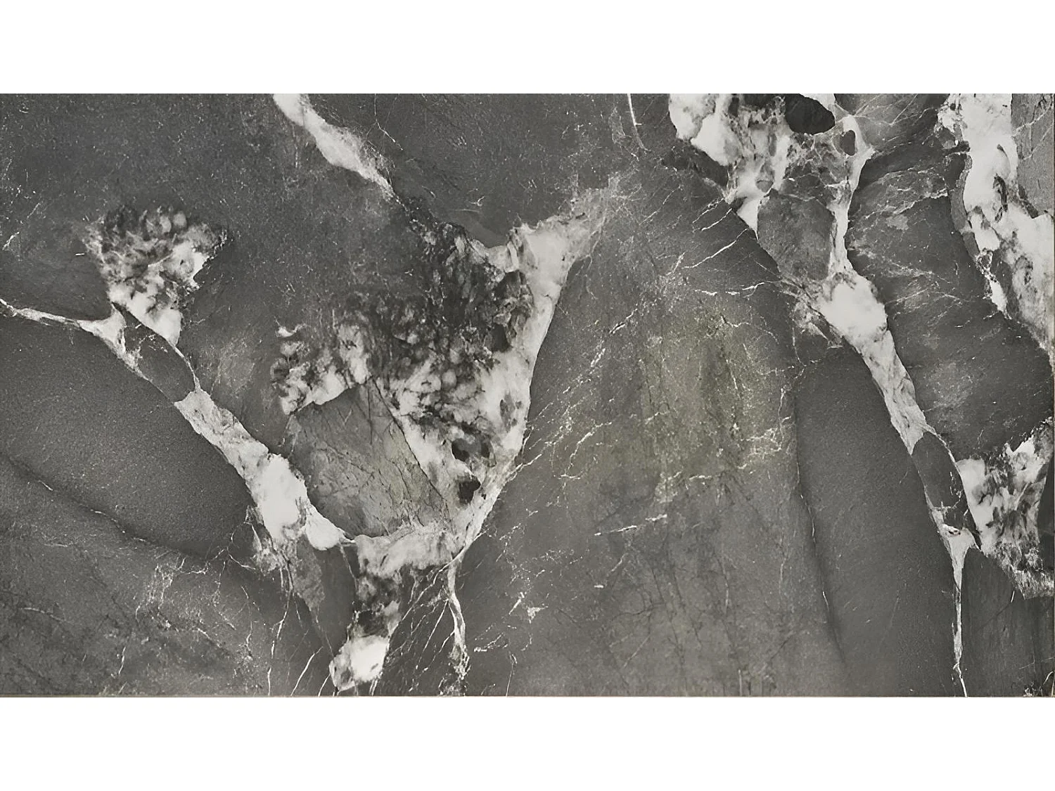 Tavolo da pranzo Felix/pietra sinterizzata/grigio