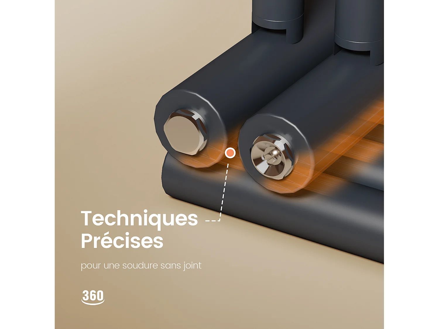 EMKE Sèche Serviettes à Eau Chaude pour Salle de Bain, 1660 x 600 mm, Tuyaux Ronds Porte-Serviettes, Chauffe-Serviettes, Anthracite 933W