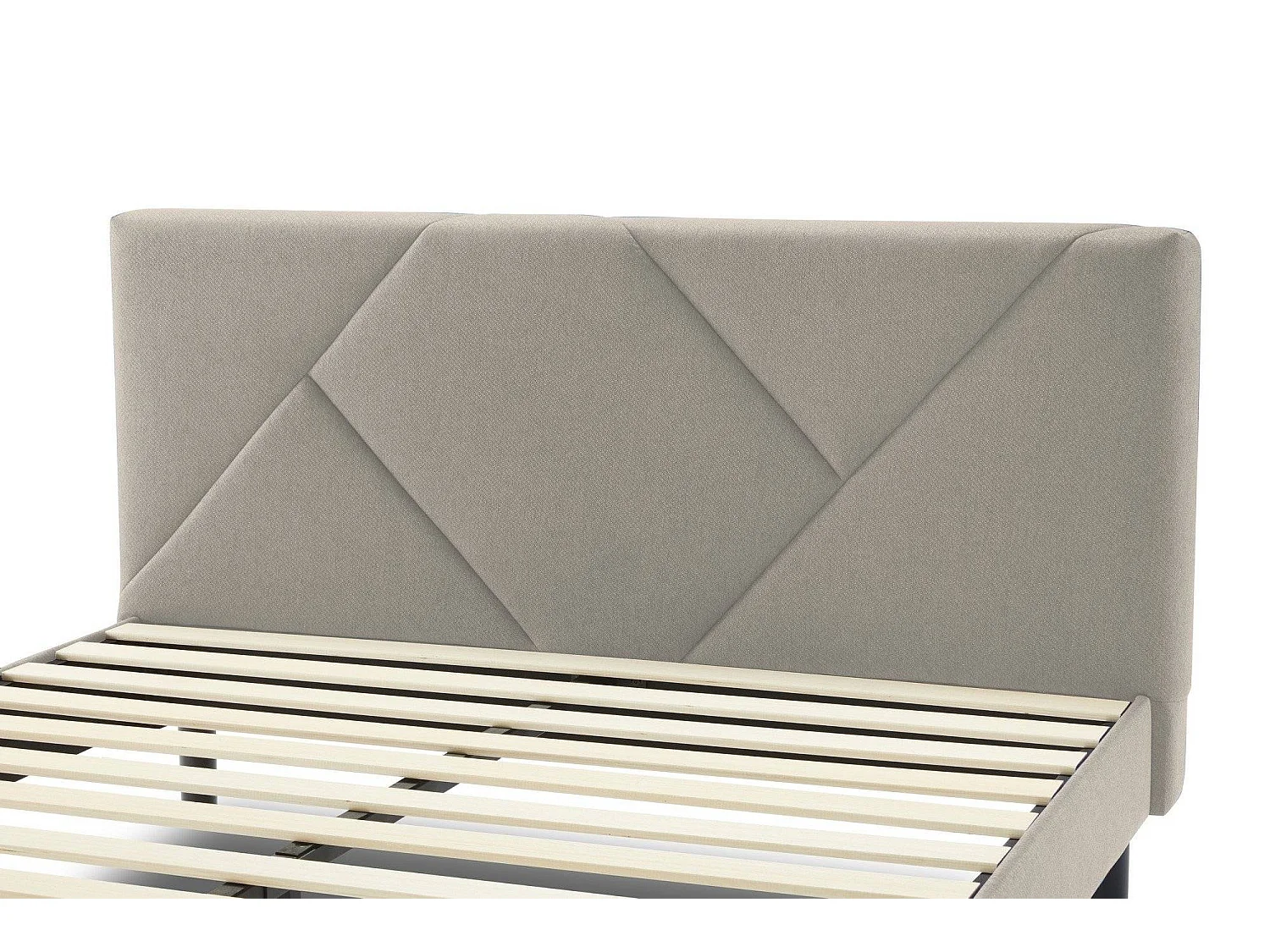 Cama doble Caldes, Sommier para dormitorio, Estructura de cama por habitación, Apto para un colchón de 160x190 cm, Tórtola