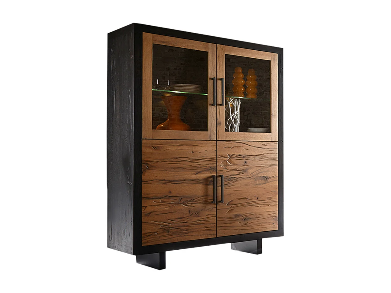 Highboard - Antraciet Hout - GONA