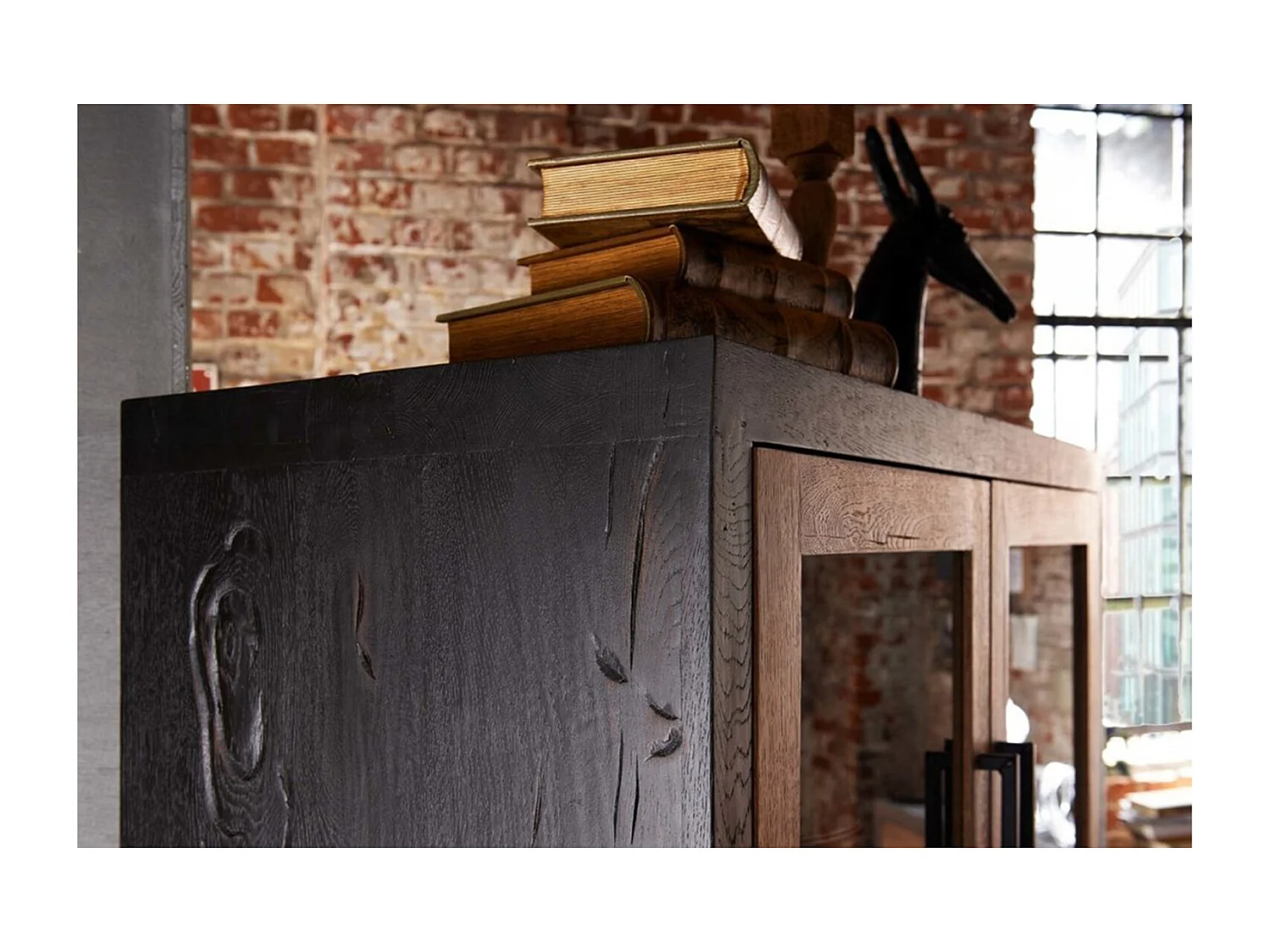 Highboard - Antraciet Hout - GONA