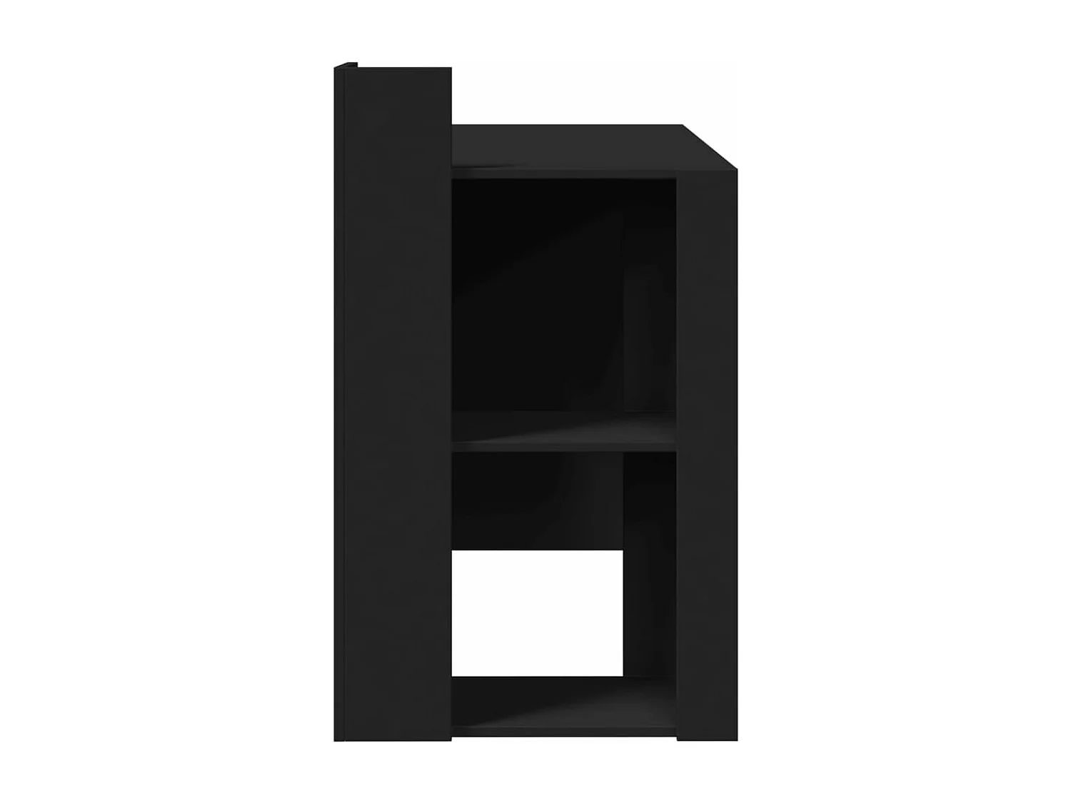 Bureau 103,5x56,5x94 cm bewerkt hout zwart