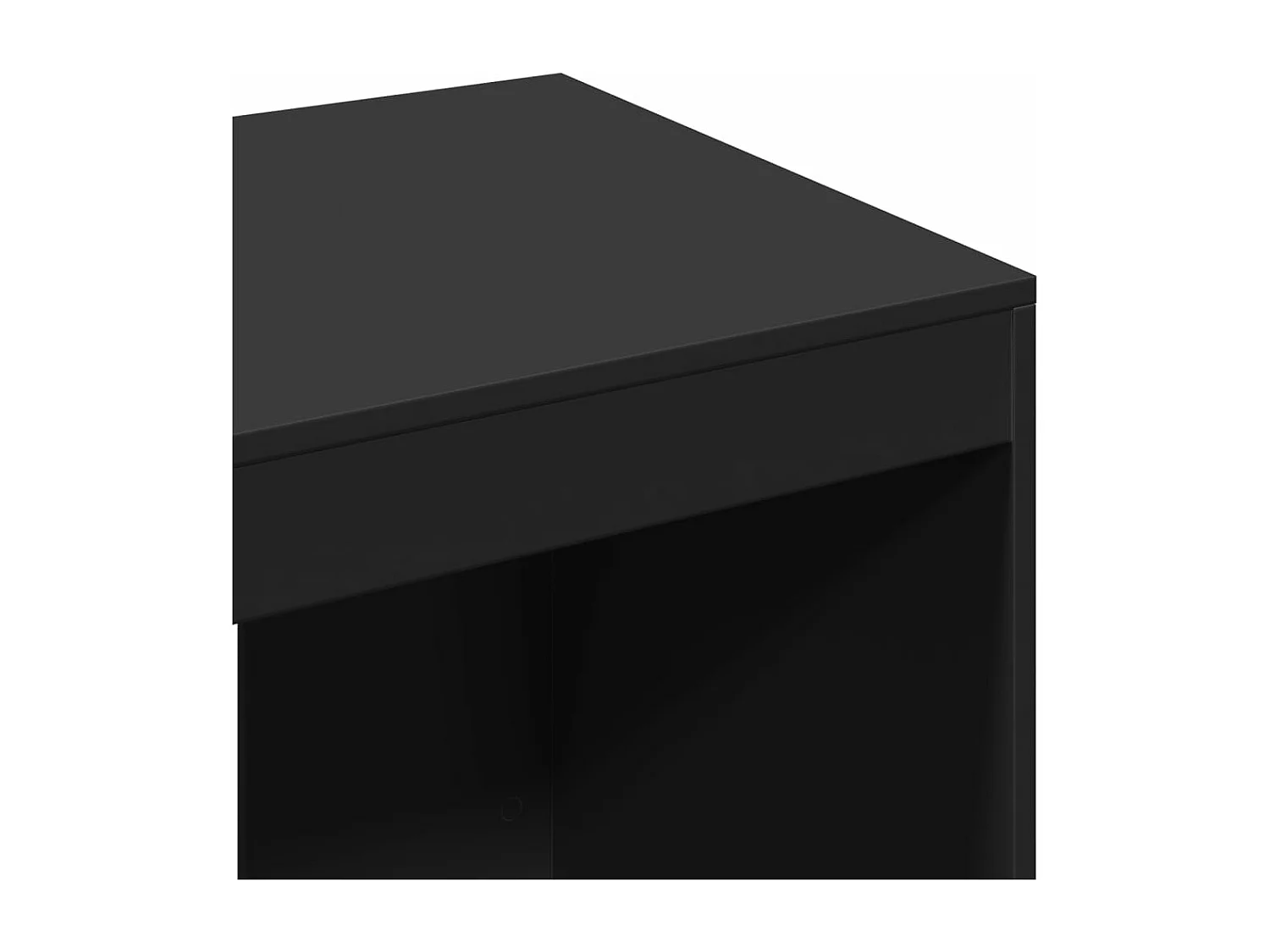 Bureau 103,5x56,5x94 cm bewerkt hout zwart