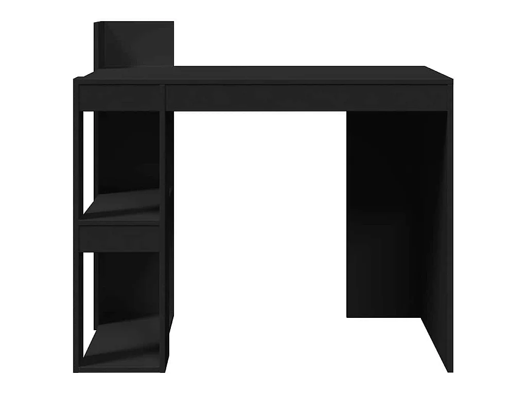 Bureau noir 103,5x56,5x94 cm bois d'ingénierie