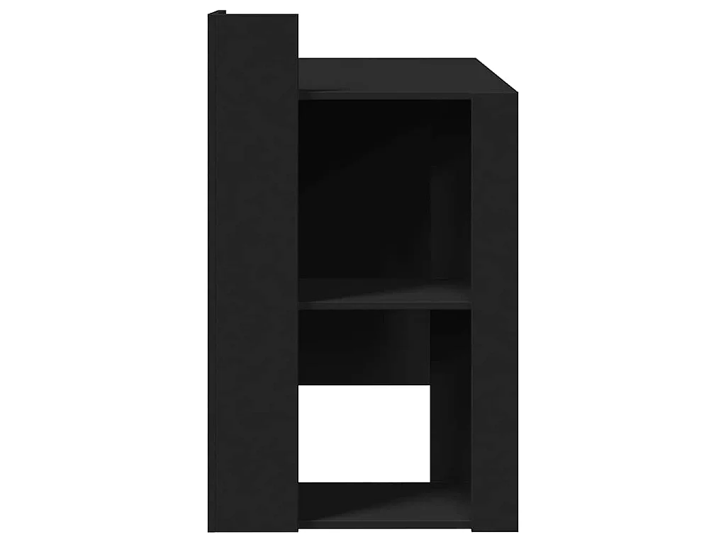 Bureau noir 103,5x56,5x94 cm bois d'ingénierie