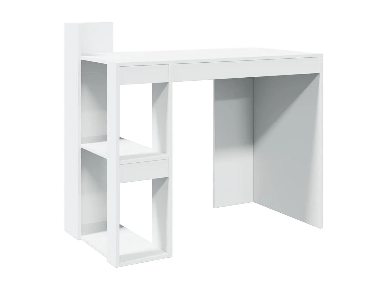 Bureau 103,5x56,5x94 cm bewerkt hout wit