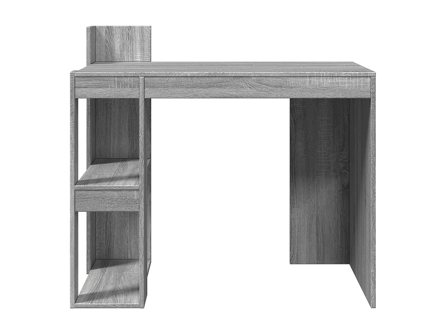 Bureau 103,5x56,5x94 cm bewerkt hout grijs sonoma eikenkleurig