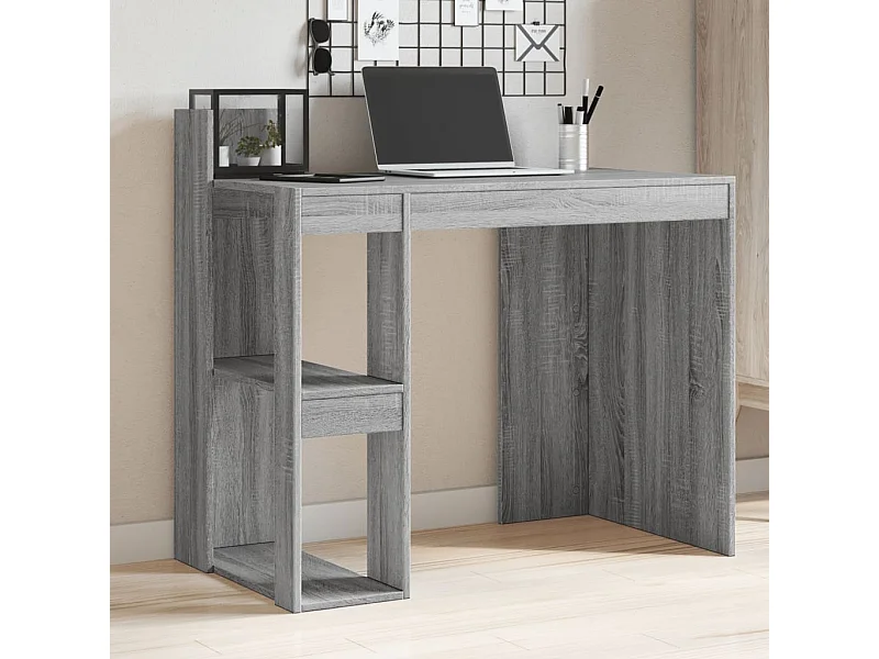 Schreibtisch Grau Sonoma 103,5x56,5x94 cm Holzwerkstoff
