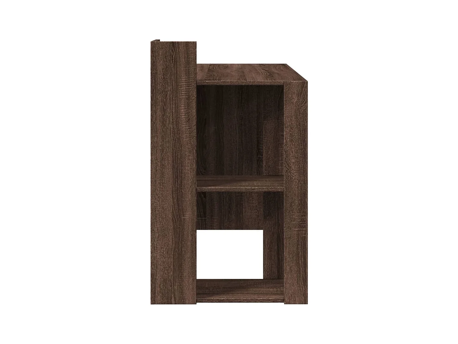 Bureau chêne marron 103,5x56,5x94 cm bois d'ingénierie