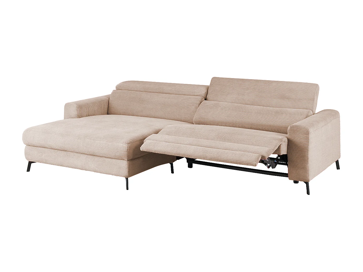 Hoekbank - Taupe Koord - LAISKA