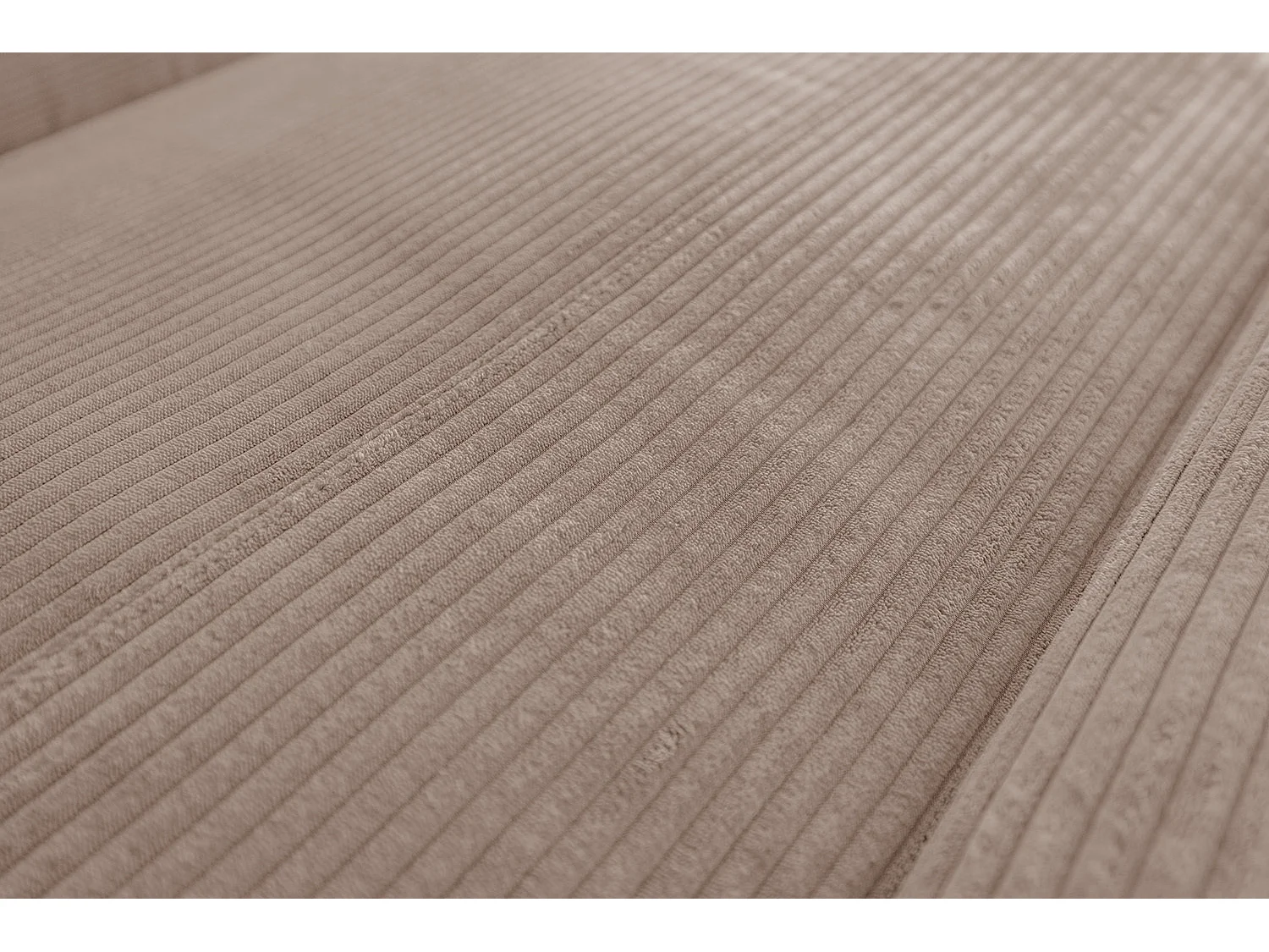 Ecksofa - Taupe Cord - LAISKA