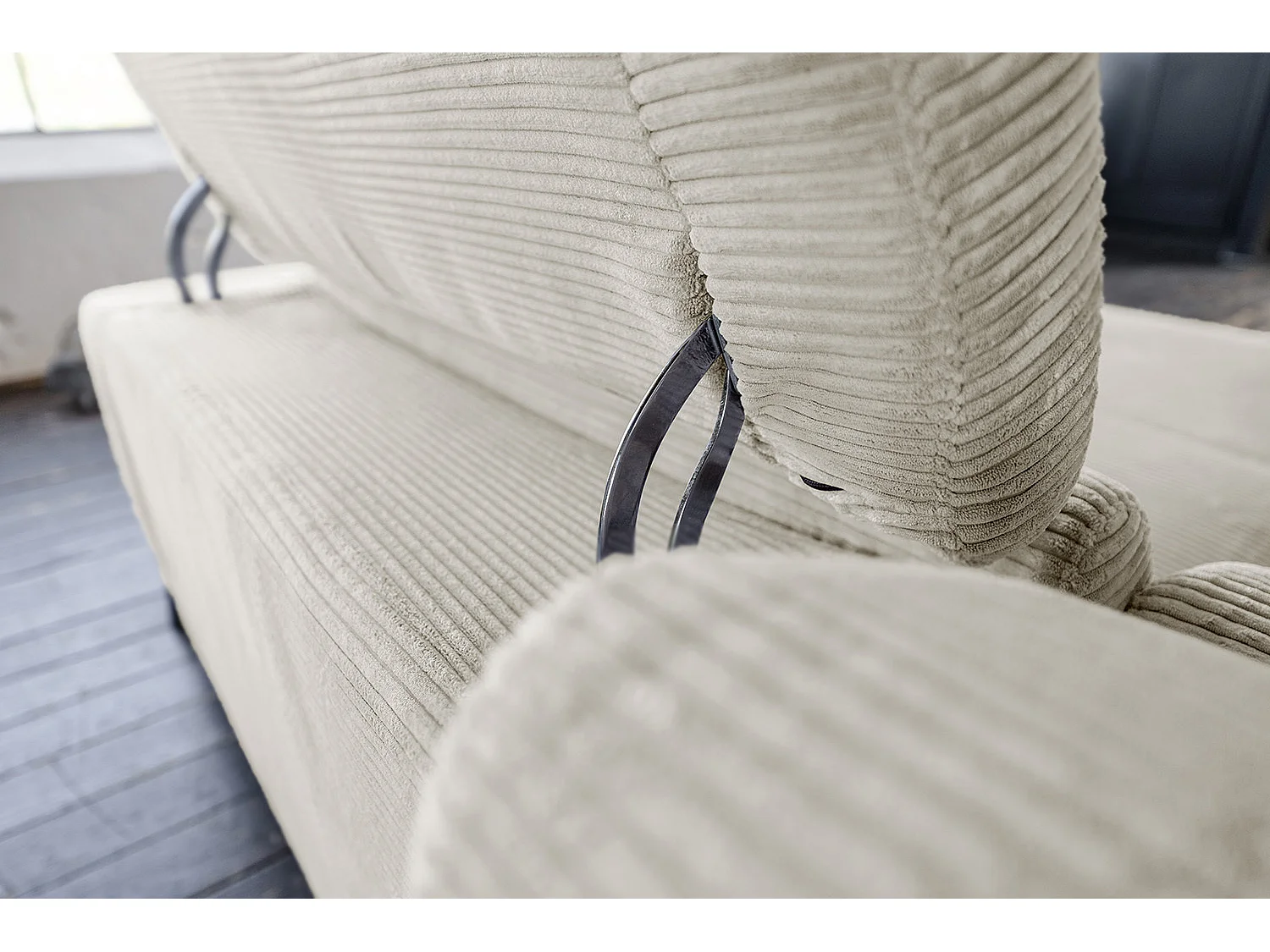 Hoekbank - Crème wit Koord - LAISKA