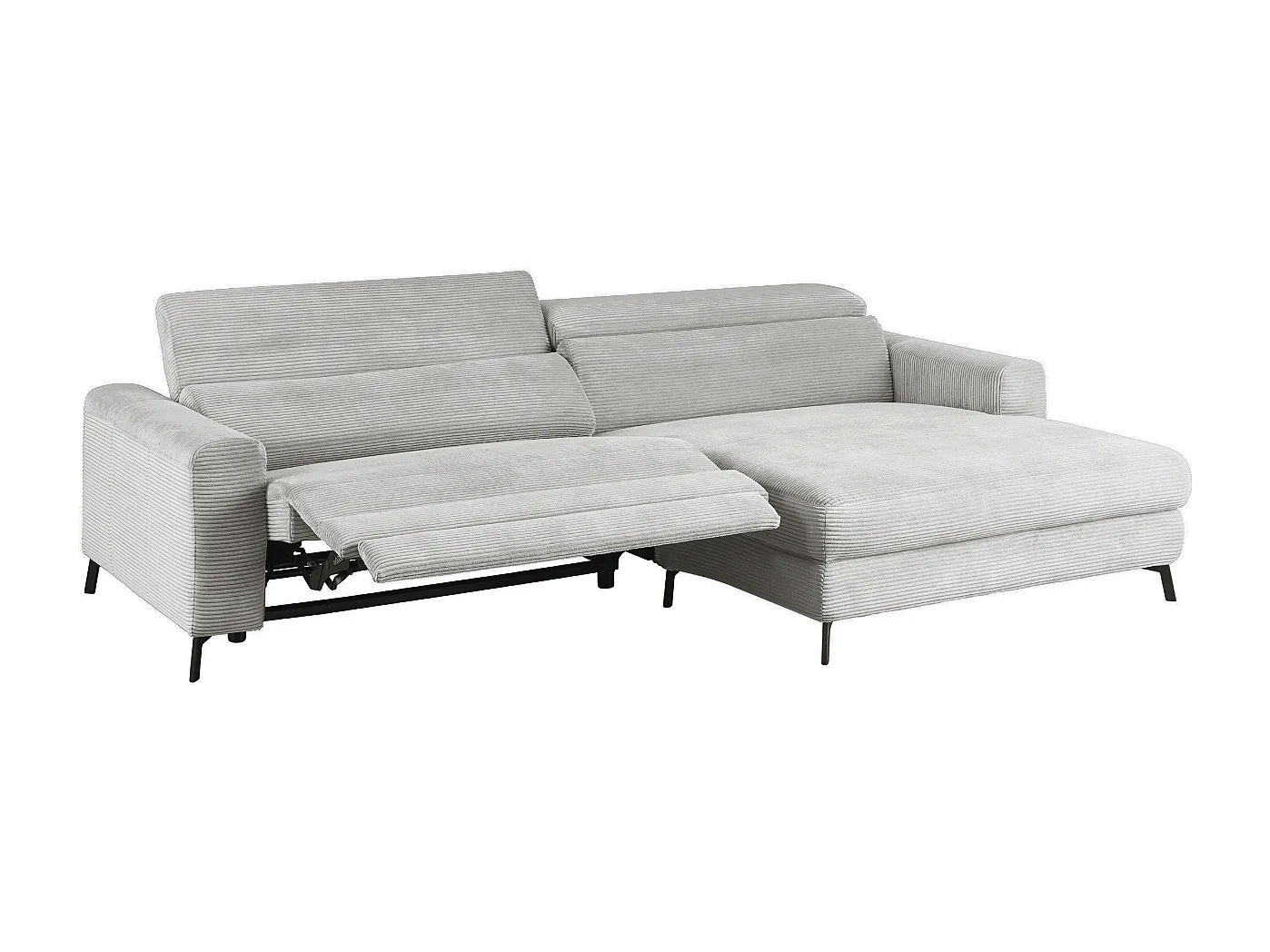 Sofá esquinero - gris claro Pana - LAISKA