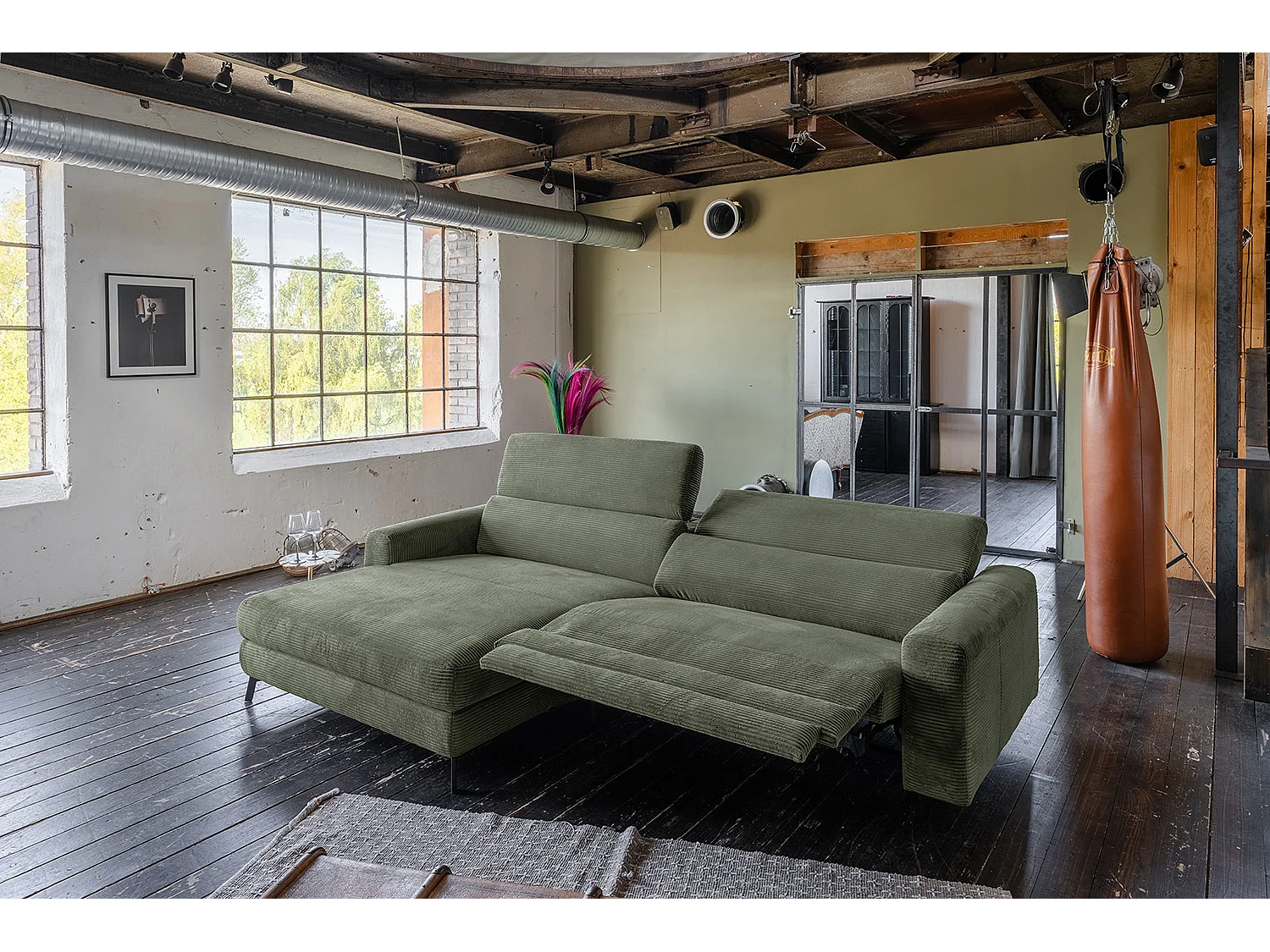 Hoekbank - Groen Koord - LAISKA