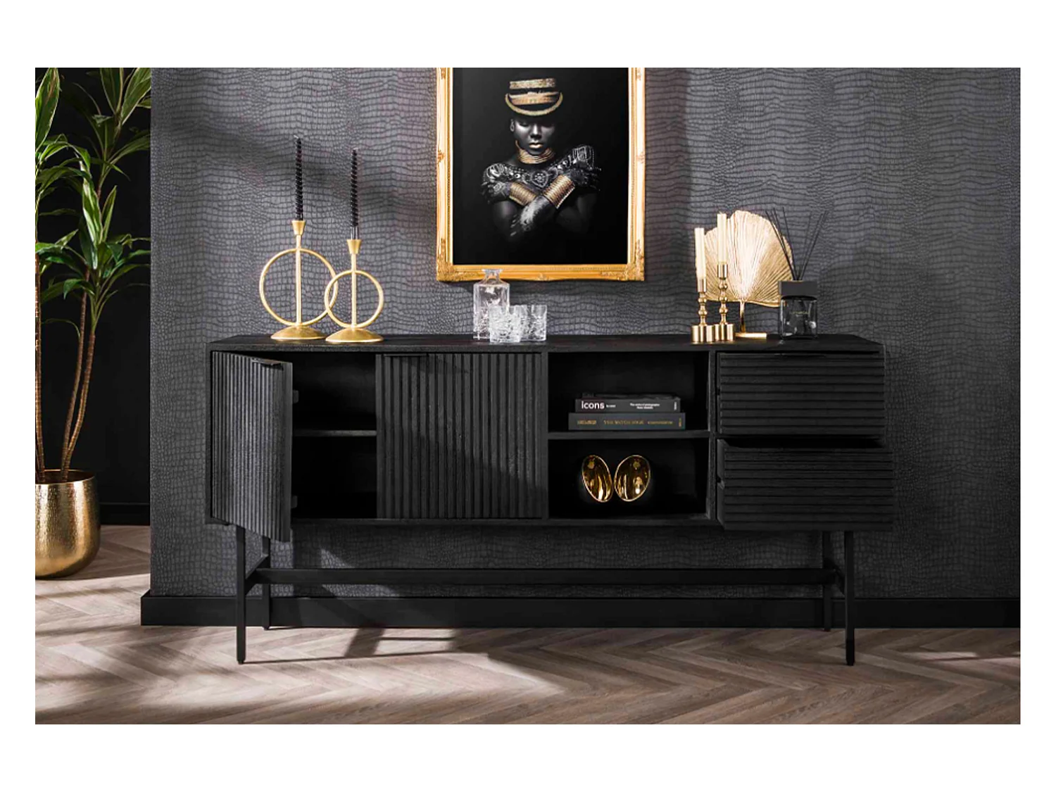 Buffet - Noir Bois - LORCA