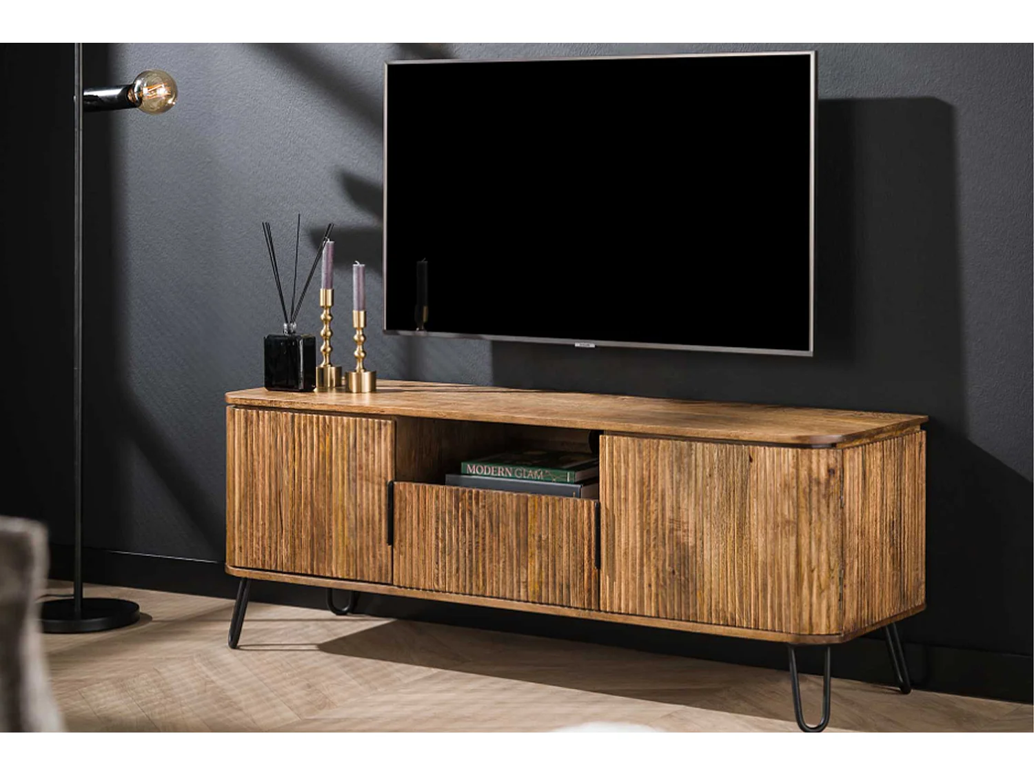 Mobile basso - marrone Legno - SALEMA