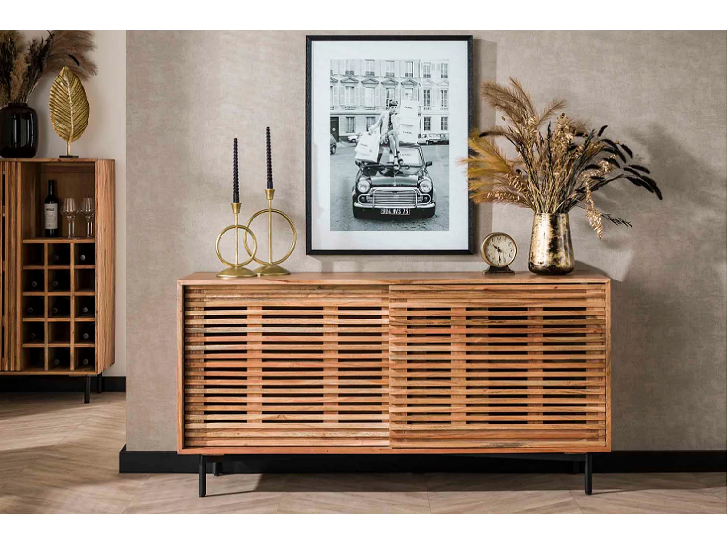 Buffet - marron Bois - ELDA