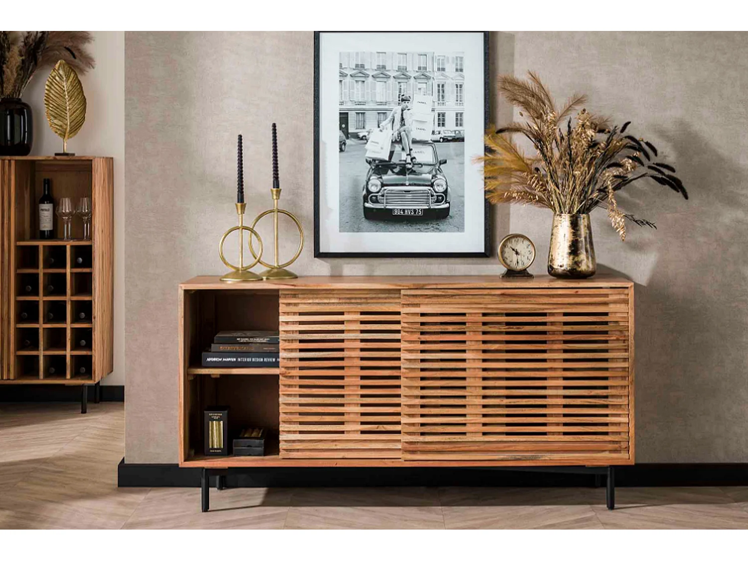 Buffet - marron Bois - ELDA