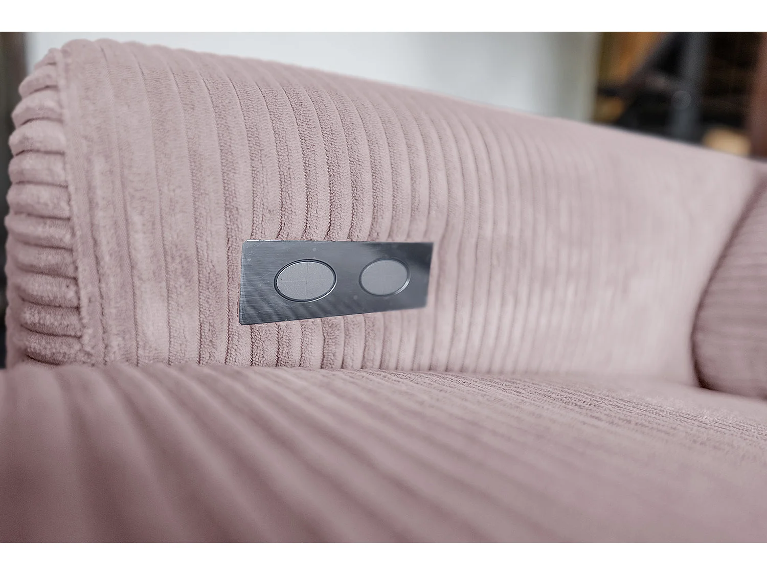 Ecksofa - Pink Cord - LAISKA
