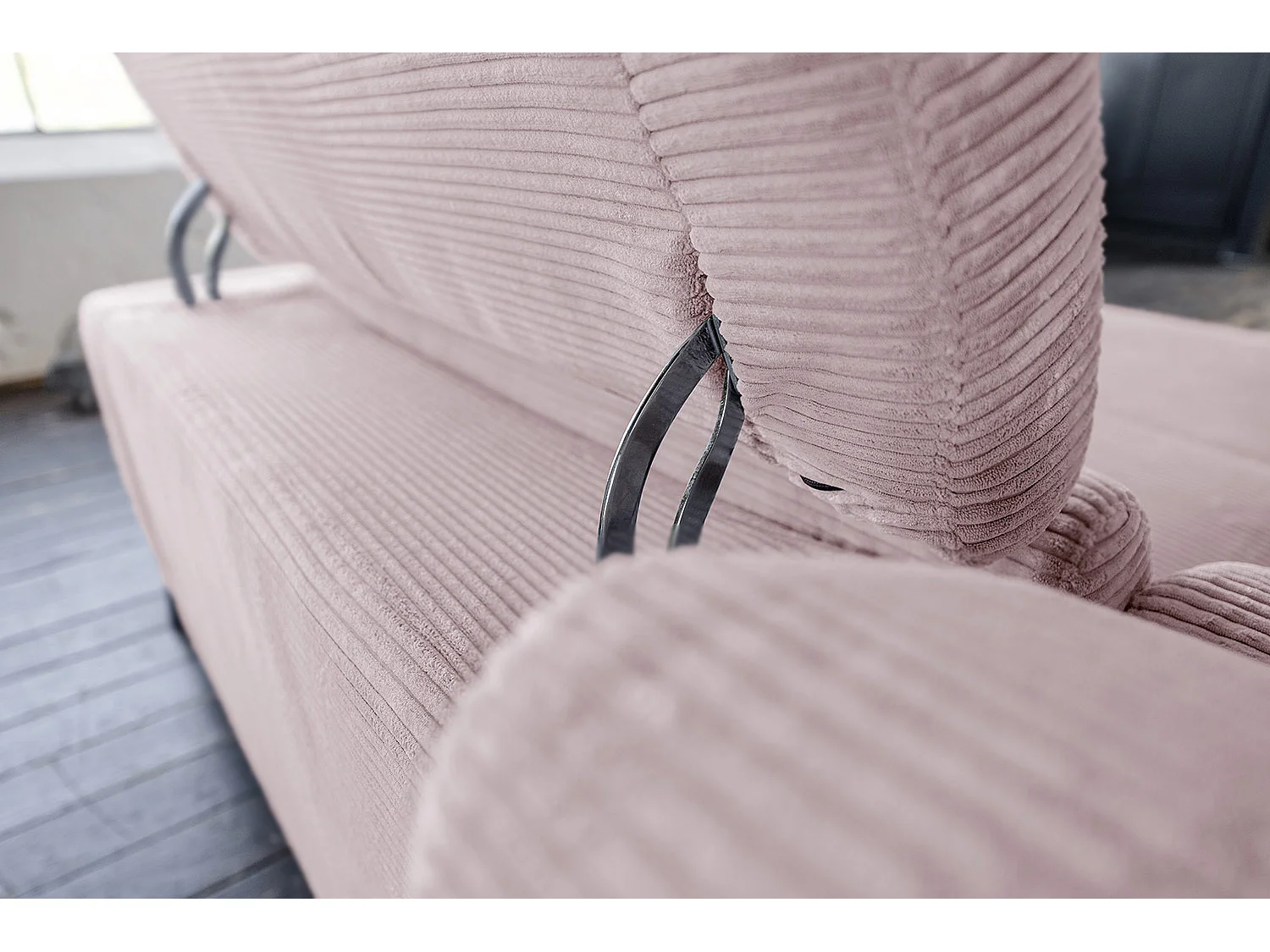 Ecksofa - Pink Cord - LAISKA