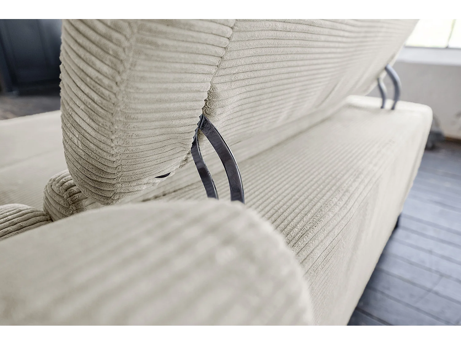 Hoekbank - Crème wit Koord - LAISKA