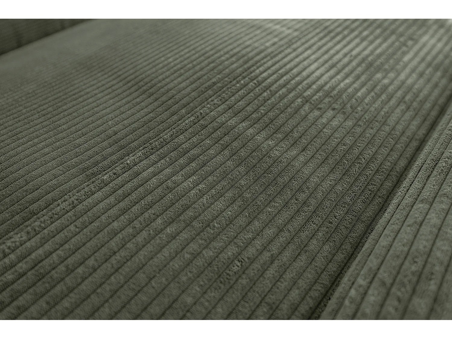 Ecksofa - Grün Cord - LAISKA