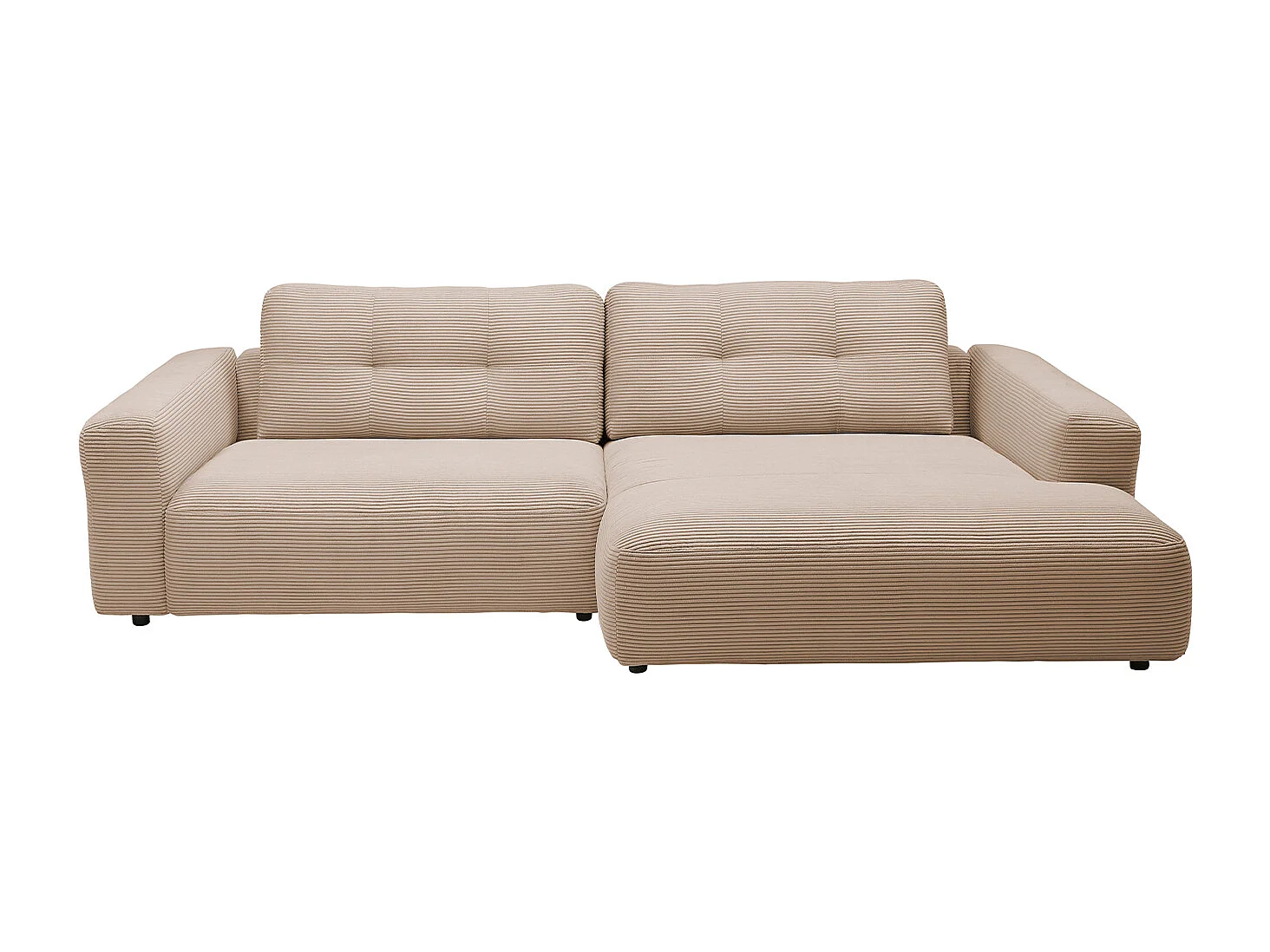 Ecksofa - Taupe Cord - MIKA