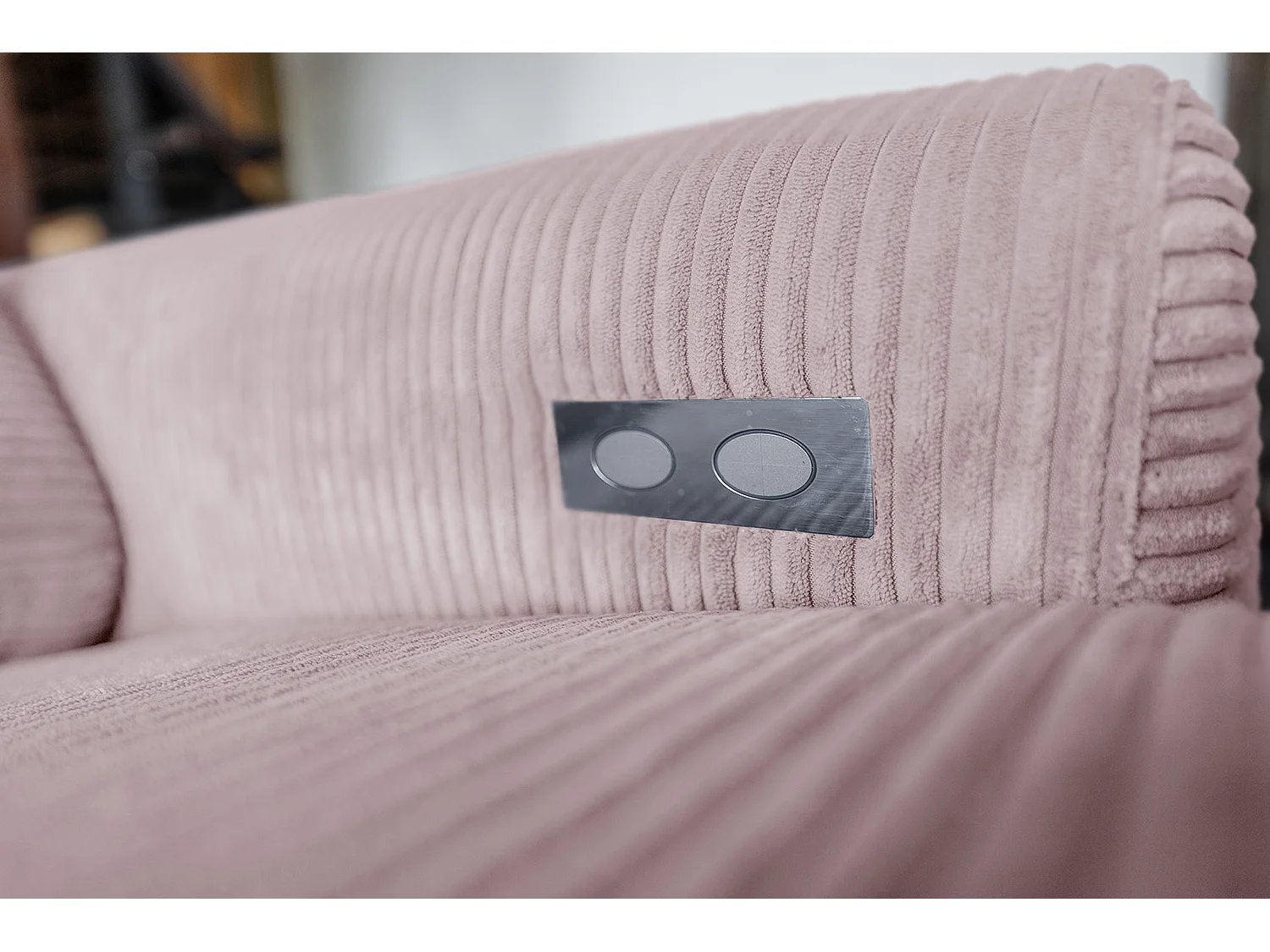 Ecksofa - Pink Cord - LAISKA