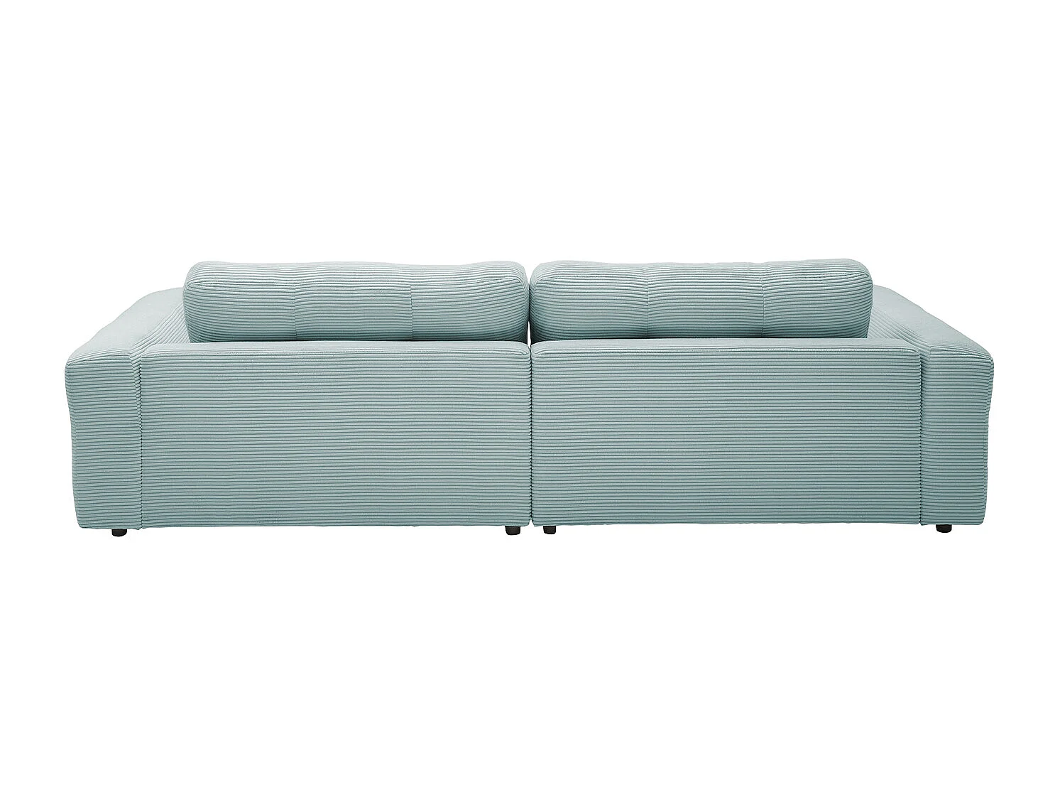 Ecksofa - Hellblau Cord - MIKA