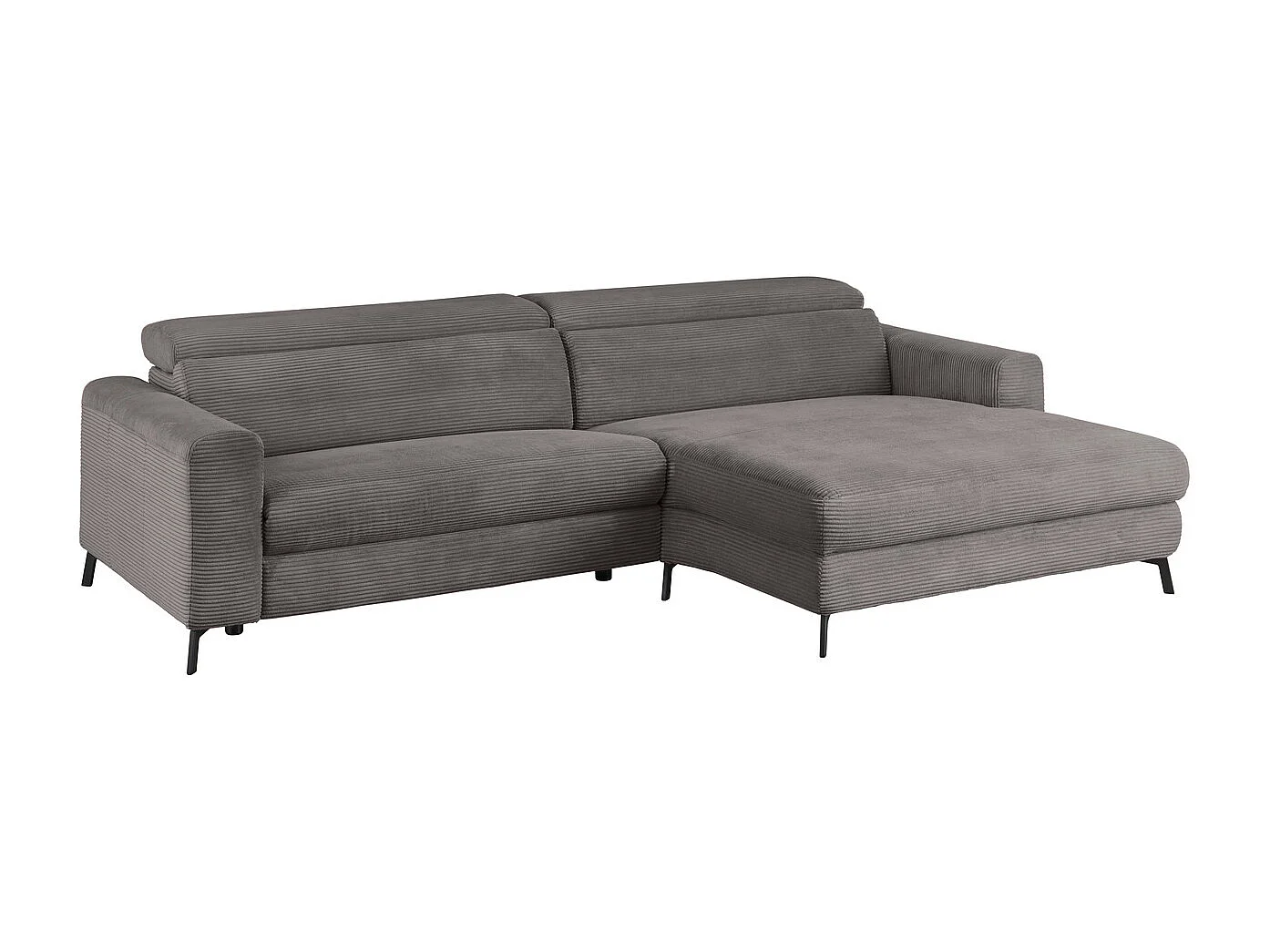 Sofá esquinero - Gris Pana - LAISKA