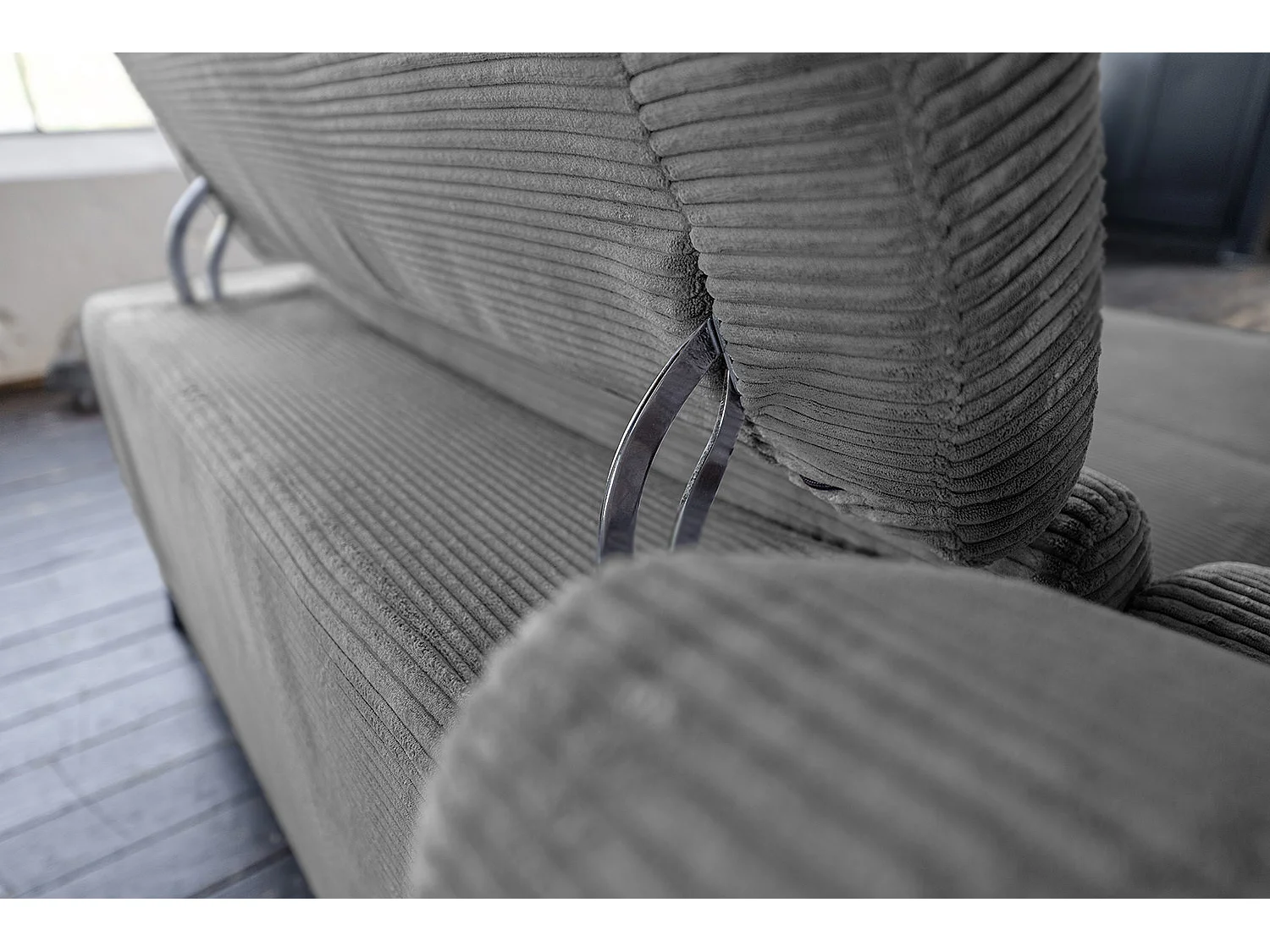 Hoekbank - Grijs Koord - LAISKA