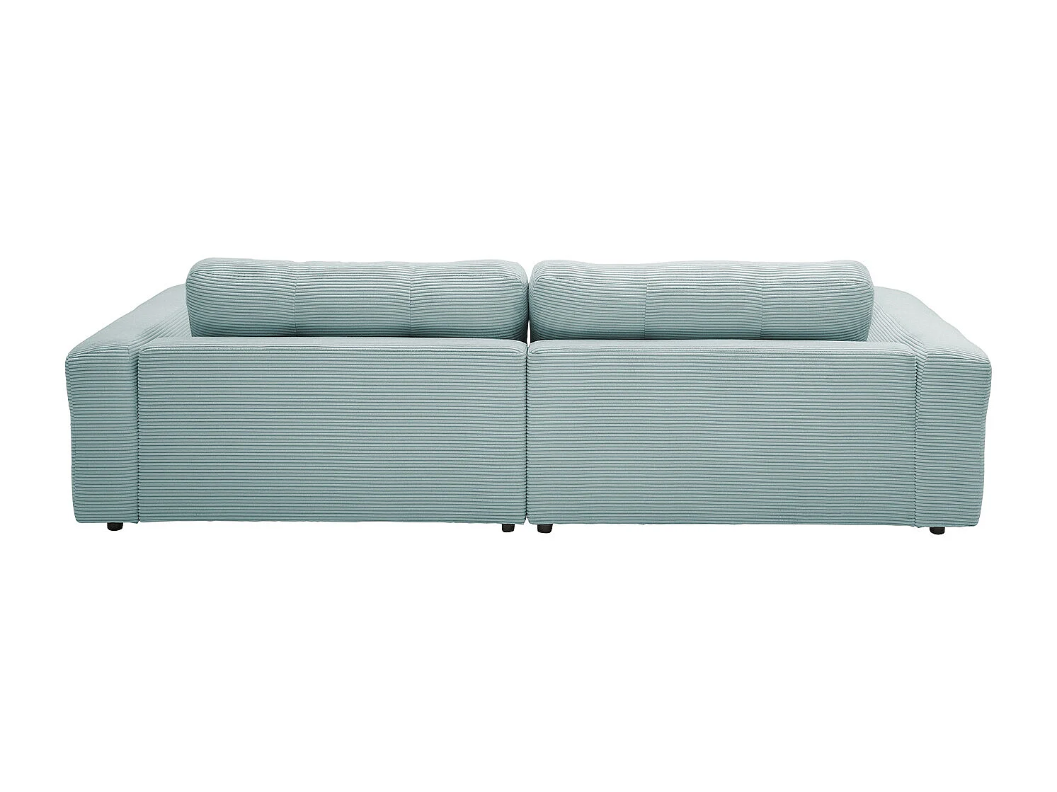 Ecksofa - Hellblau Cord - MIKA