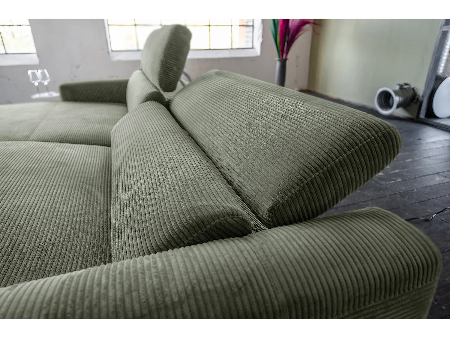 Hoekbank - Groen Koord - LAISKA